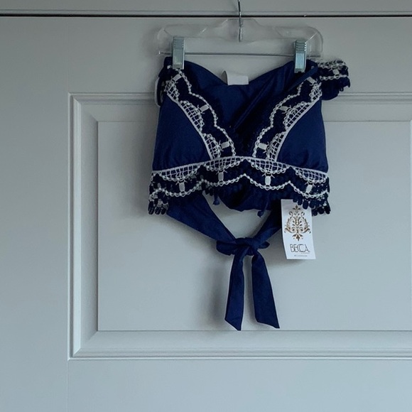 BECCA 2pc Bikini DELILAH Halter Top & Bottom. NWT - Picture 11 of 11